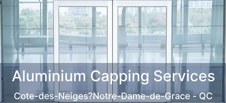  Aluminium Capping Services Cote-des-Neiges?Notre-Dame-de-Grace - QC