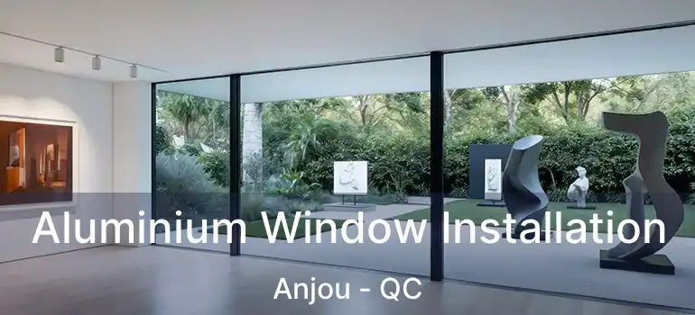  Aluminium Window Installation Anjou - QC