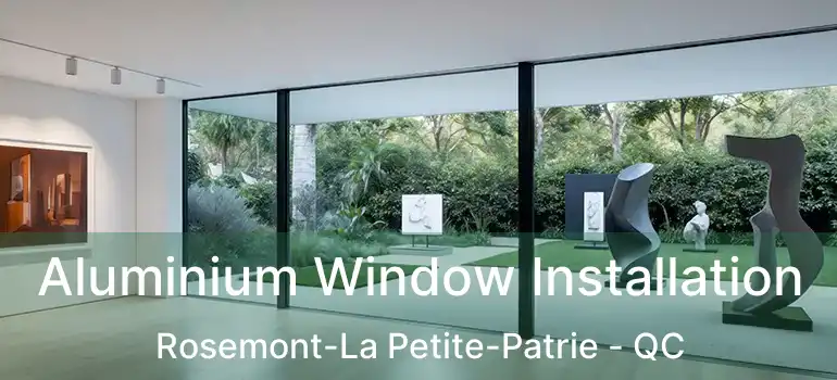  Aluminium Window Installation Rosemont-La Petite-Patrie - QC