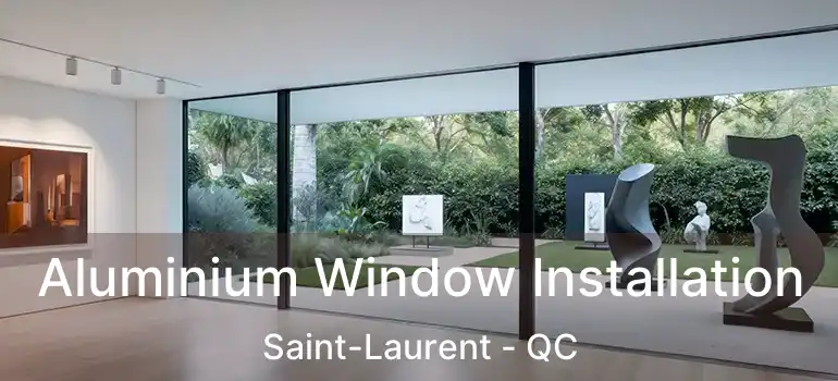  Aluminium Window Installation Saint-Laurent - QC