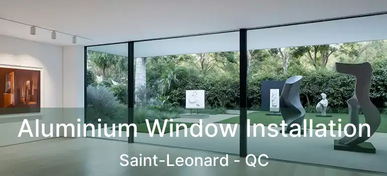  Aluminium Window Installation Saint-Leonard - QC