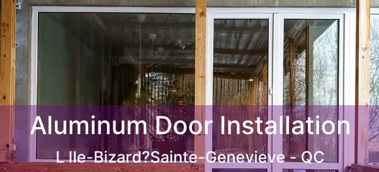  Aluminum Door Installation L Ile-Bizard?Sainte-Genevieve - QC