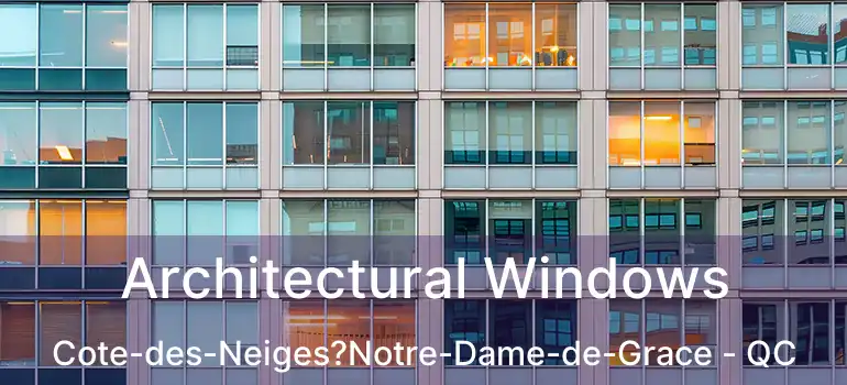  Architectural Windows Cote-des-Neiges?Notre-Dame-de-Grace - QC