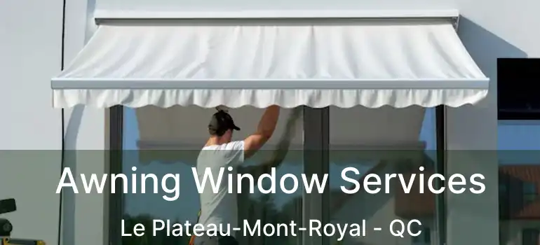  Awning Window Services Le Plateau-Mont-Royal - QC