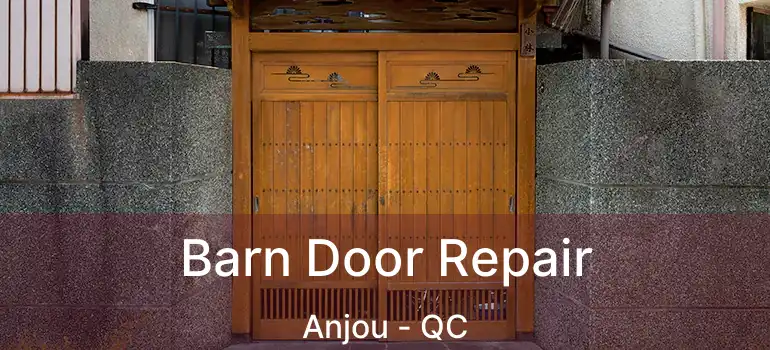  Barn Door Repair Anjou - QC