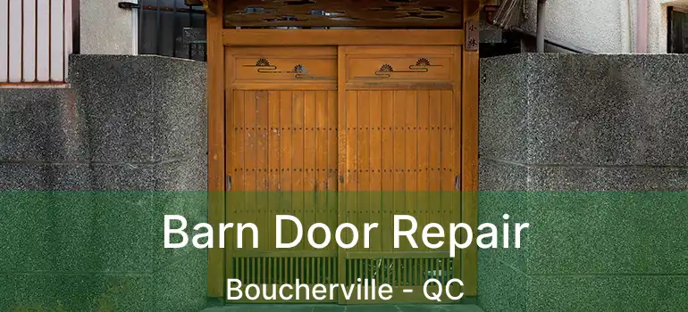 Barn Door Repair Boucherville - QC