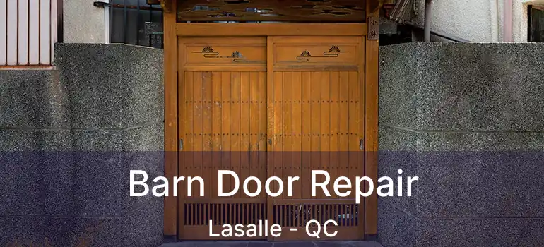  Barn Door Repair Lasalle - QC