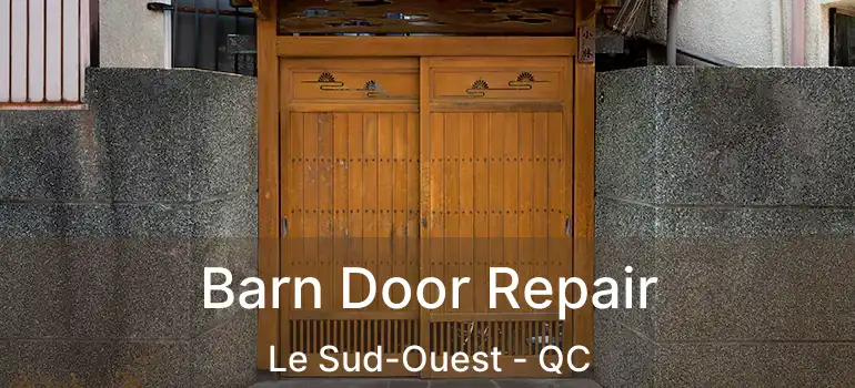  Barn Door Repair Le Sud-Ouest - QC