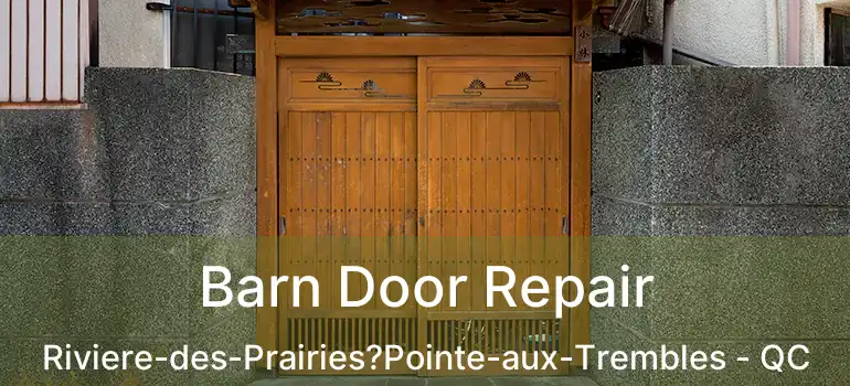  Barn Door Repair Riviere-des-Prairies?Pointe-aux-Trembles - QC