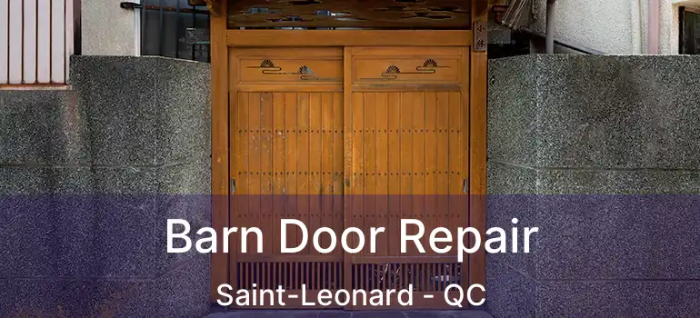  Barn Door Repair Saint-Leonard - QC