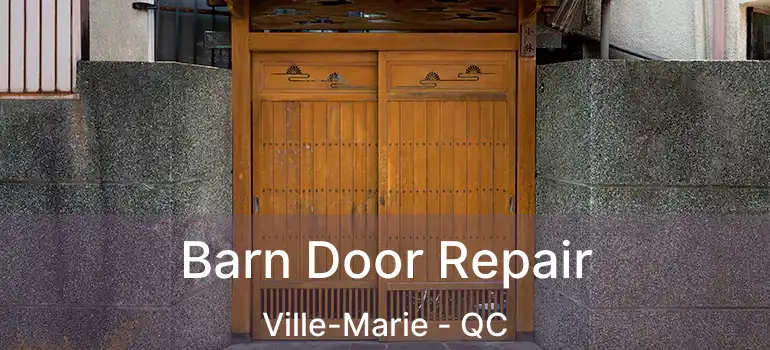  Barn Door Repair Ville-Marie - QC