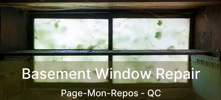  Basement Window Repair Page-Mon-Repos - QC