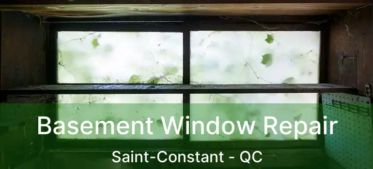  Basement Window Repair Saint-Constant - QC