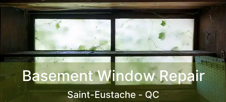  Basement Window Repair Saint-Eustache - QC