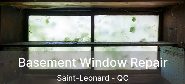  Basement Window Repair Saint-Leonard - QC