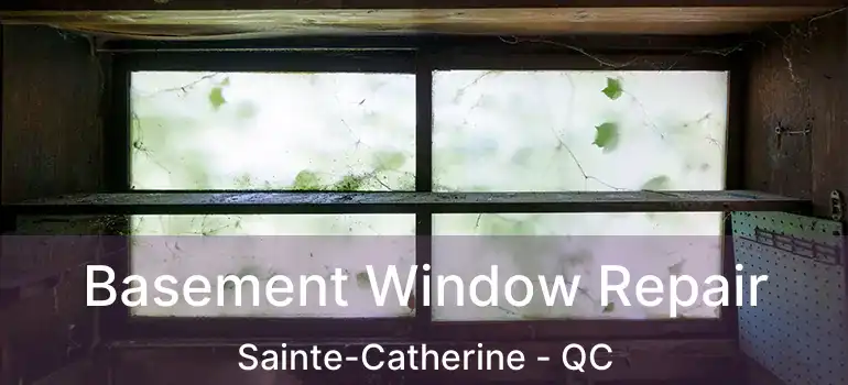  Basement Window Repair Sainte-Catherine - QC