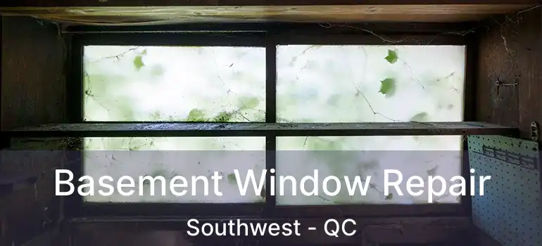  Basement Window Repair Southwest - QC
