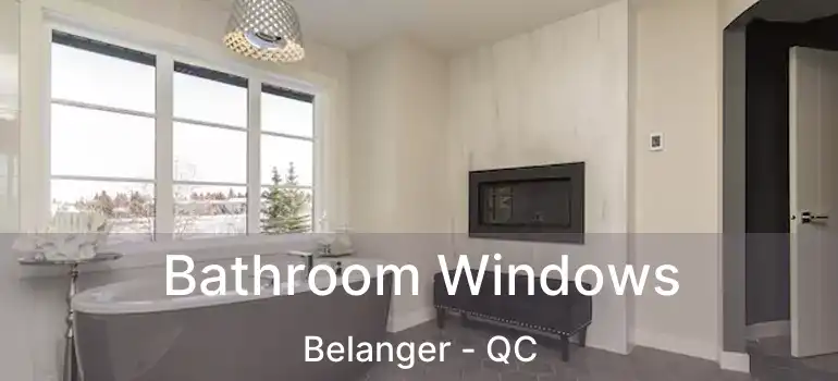  Bathroom Windows Belanger - QC