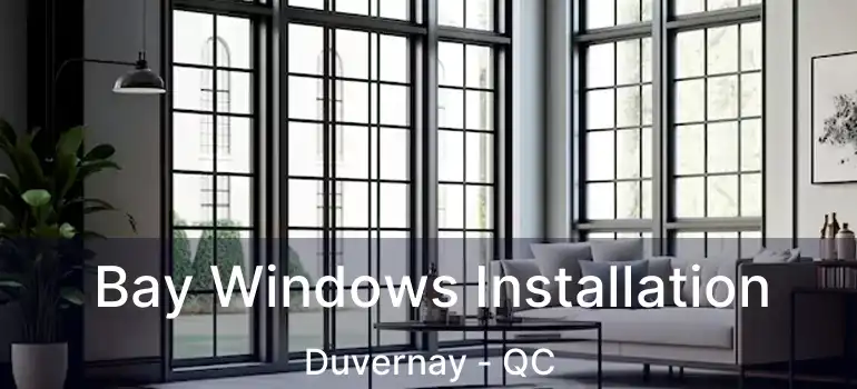  Bay Windows Installation Duvernay - QC