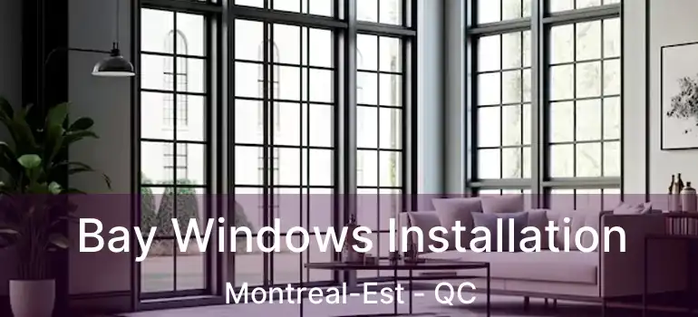  Bay Windows Installation Montreal-Est - QC
