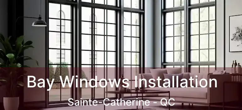  Bay Windows Installation Sainte-Catherine - QC
