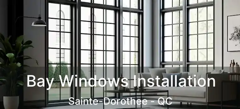  Bay Windows Installation Sainte-Dorothee - QC