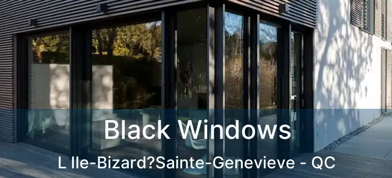  Black Windows L Ile-Bizard?Sainte-Genevieve - QC