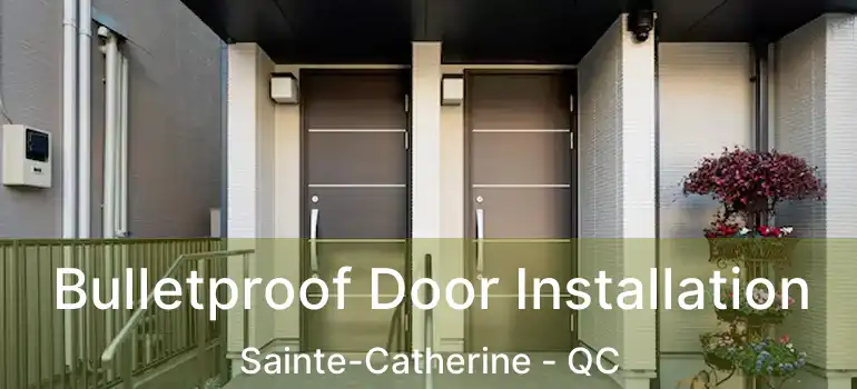  Bulletproof Door Installation Sainte-Catherine - QC