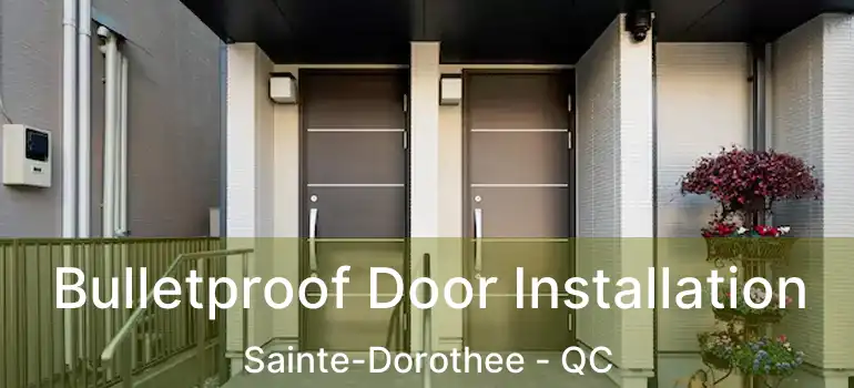  Bulletproof Door Installation Sainte-Dorothee - QC