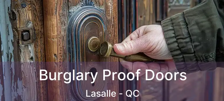  Burglary Proof Doors Lasalle - QC