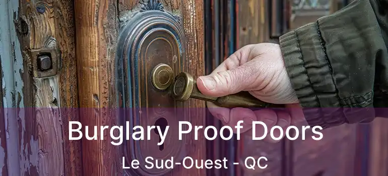  Burglary Proof Doors Le Sud-Ouest - QC