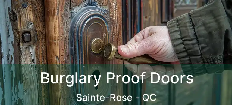  Burglary Proof Doors Sainte-Rose - QC