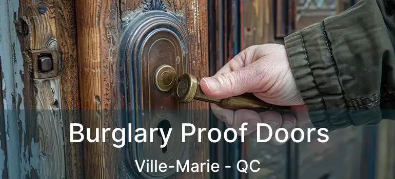  Burglary Proof Doors Ville-Marie - QC