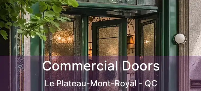  Commercial Doors Le Plateau-Mont-Royal - QC