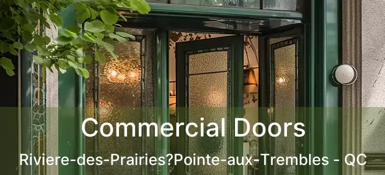  Commercial Doors Riviere-des-Prairies?Pointe-aux-Trembles - QC