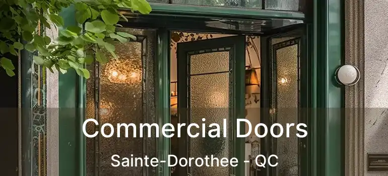  Commercial Doors Sainte-Dorothee - QC