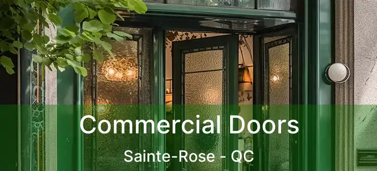  Commercial Doors Sainte-Rose - QC