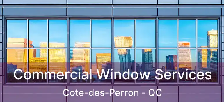  Commercial Window Services Cote-des-Perron - QC