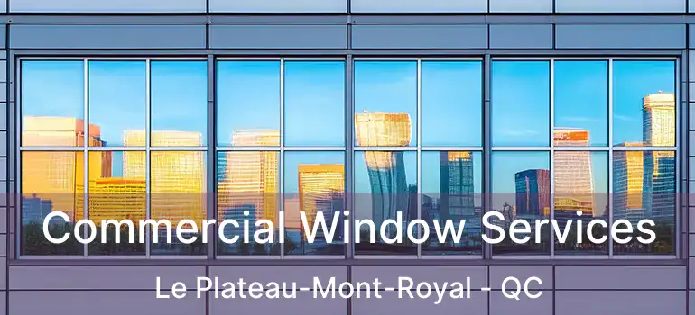  Commercial Window Services Le Plateau-Mont-Royal - QC