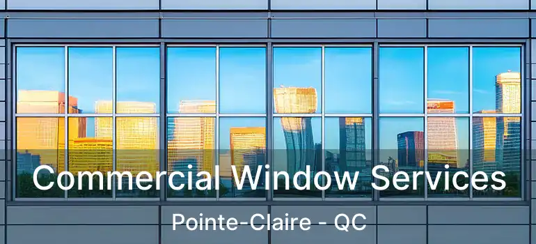  Commercial Window Services Pointe-Claire - QC