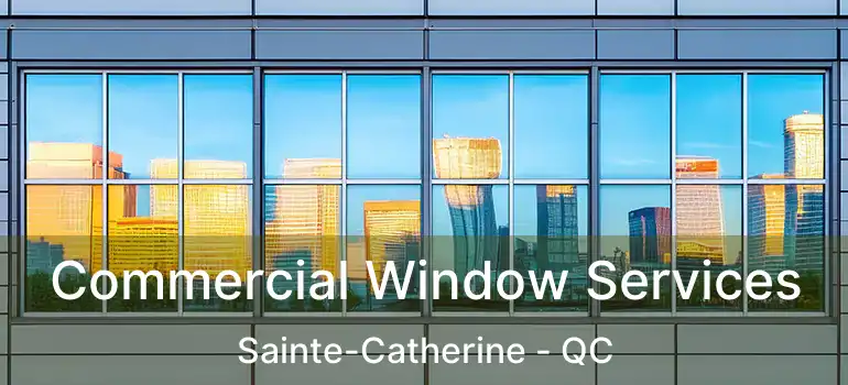  Commercial Window Services Sainte-Catherine - QC