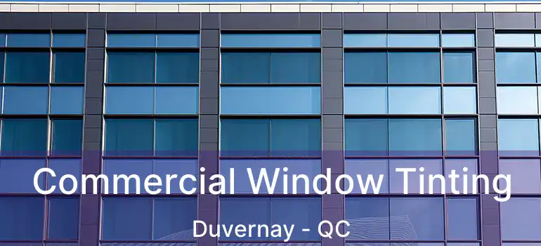  Commercial Window Tinting Duvernay - QC