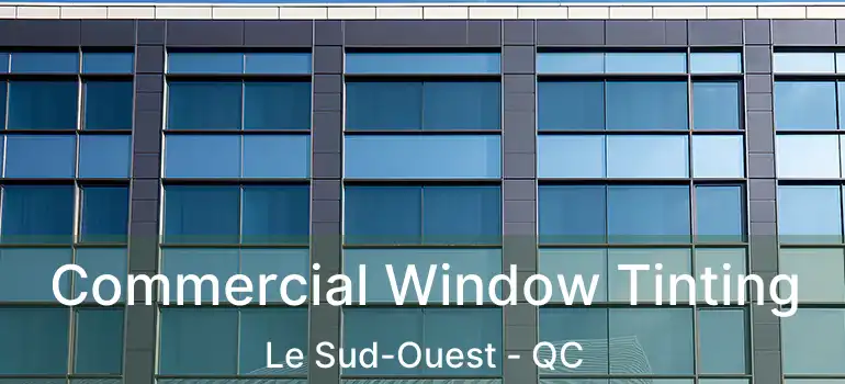  Commercial Window Tinting Le Sud-Ouest - QC