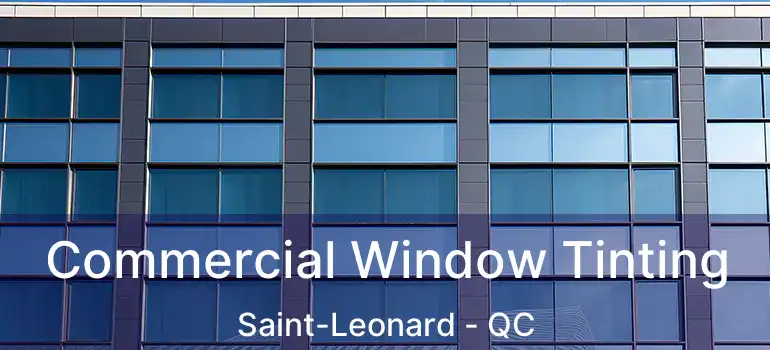  Commercial Window Tinting Saint-Leonard - QC