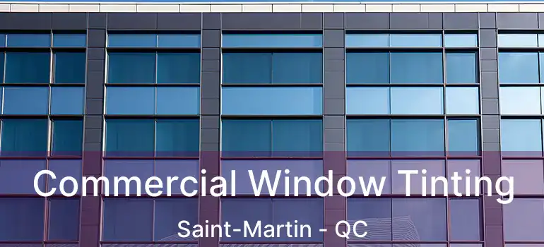  Commercial Window Tinting Saint-Martin - QC