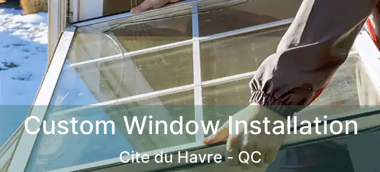  Custom Window Installation Cite du Havre - QC