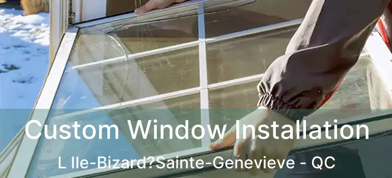  Custom Window Installation L Ile-Bizard?Sainte-Genevieve - QC