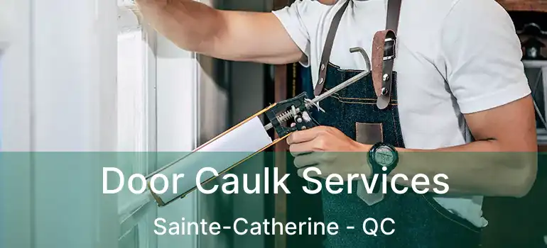  Door Caulk Services Sainte-Catherine - QC