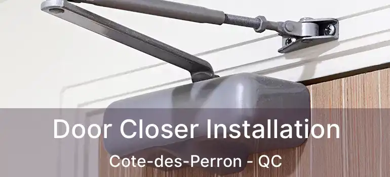  Door Closer Installation Cote-des-Perron - QC