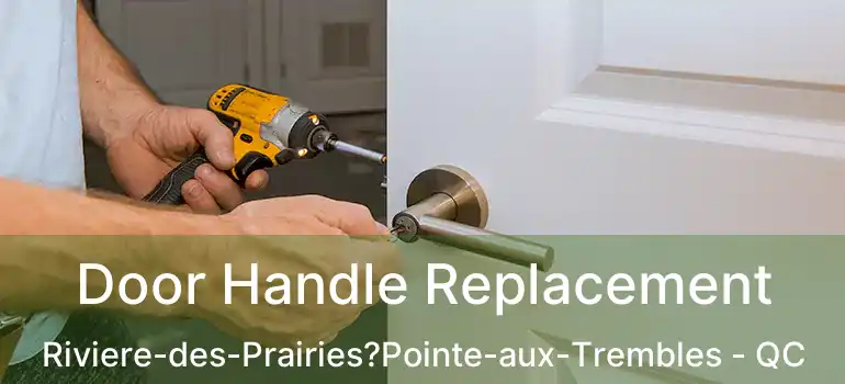  Door Handle Replacement Riviere-des-Prairies?Pointe-aux-Trembles - QC